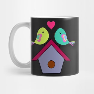 Cute birds-new home Mug